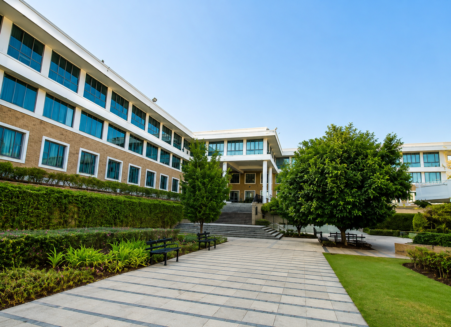 SIEM Nashik campus with green surroundings